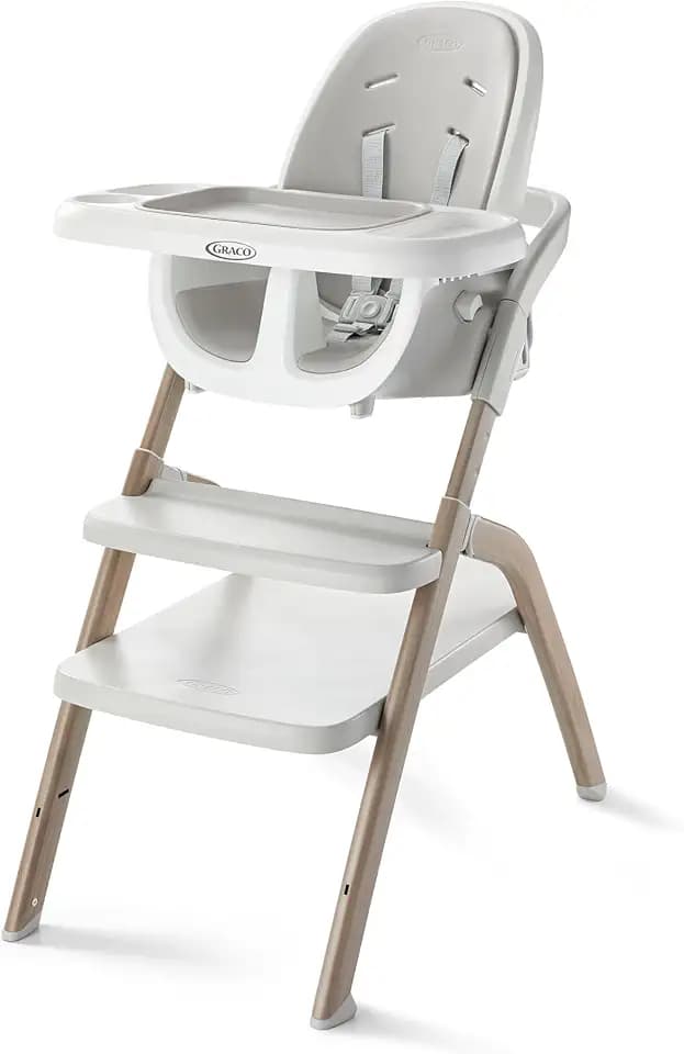 Graco EveryStep Slim 6-in-1 Convertible Highchair, Misty