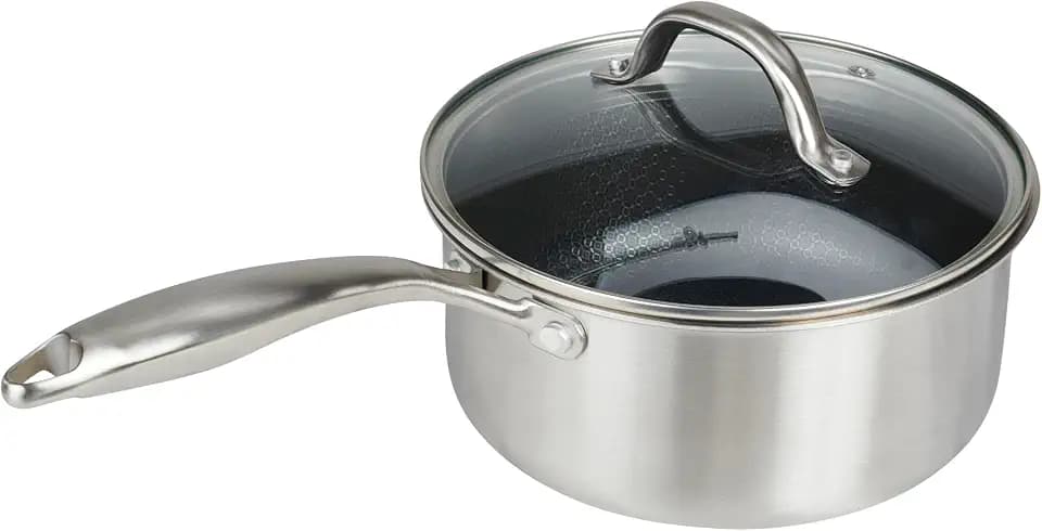 Servappetit 3qt Sauce w/Lid Hex Lining