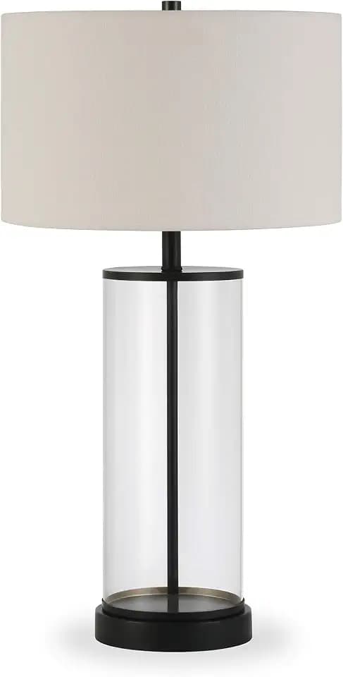 Henn&Hart 28" Coastal 1-Light Table Lamp, Black