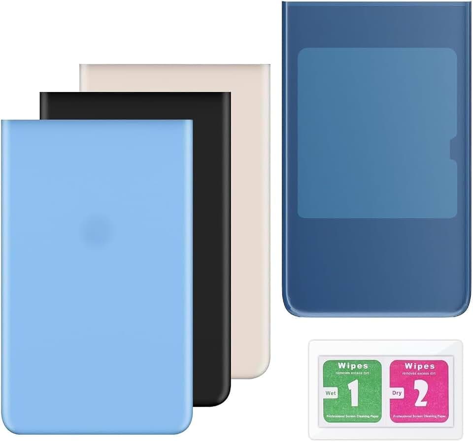 Back Glass Panel Bottom Cover Replacement for Google Pixel 8 Pro, Bay