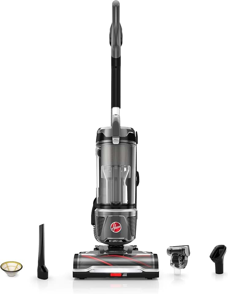 Hoover WindTunnel Tangle Guard Bagless Vacuum, Corded Upright Vacuum