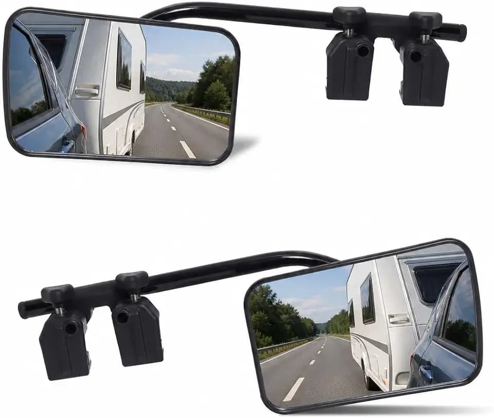 Wohnwagen Spiegel Auto Universal Wohnwagenspiegel für PKW Anhänger(2 Stück)
