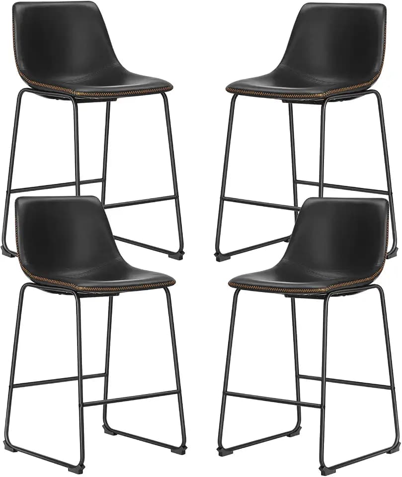 OLIXIS 26" Counter Height Bar Stools Set of 4 for Kitchen