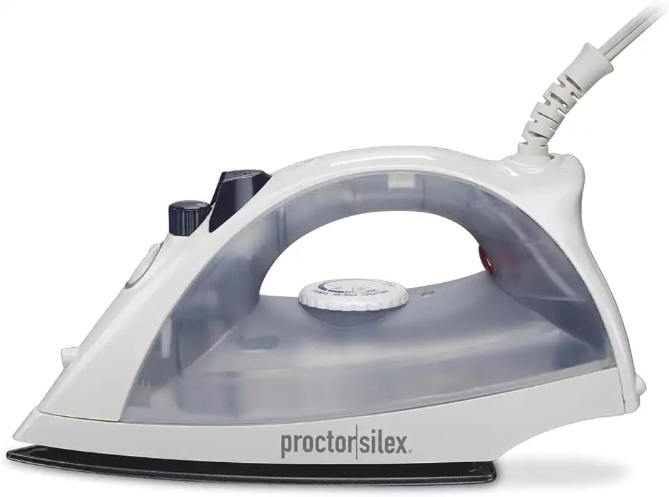 Proctor Silex Steam Iron for Clothes With Adjustable Steam Settings