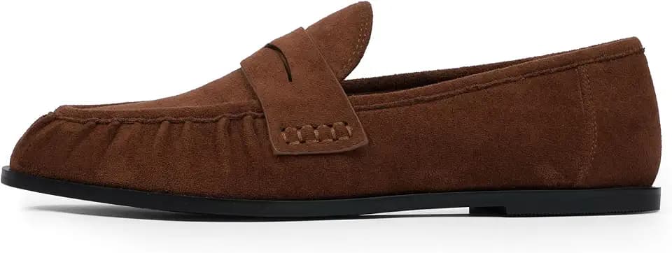 QIY Penny Loafers for Women 2026 Comfortable Flats Shoes