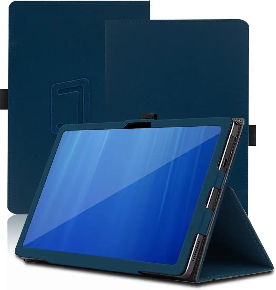 Hülle für Wacom Movinkpad Pro 14 14 Zoll, Wacom Movinkpad Pro 14 Tablet Schutzhülle, Klappständer Schutzhülle mit Stifthalter und Handschlaufe, Umfassender Schutz. (Blau)