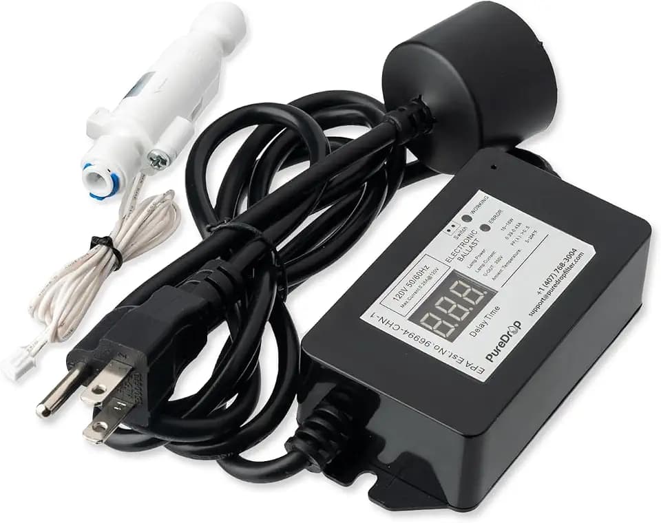 PureDrop PDR-UVT11A 11-Watt 110-Volt 60HZ UV Transformer Electronic Ballast for Ultraviolet Light Water Filter with Smart Flow Sensor Switch