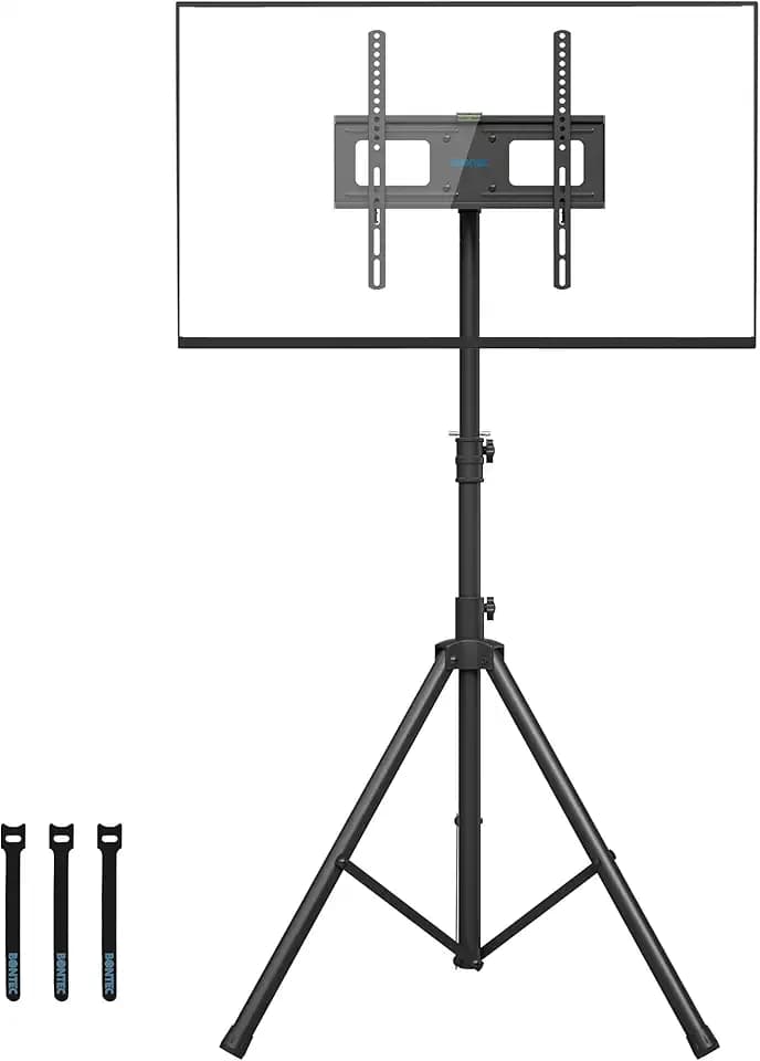 BONTEC TV Bodenständer Stativ für 32-60 Zoll Fernseher, bis zu 45 kg
