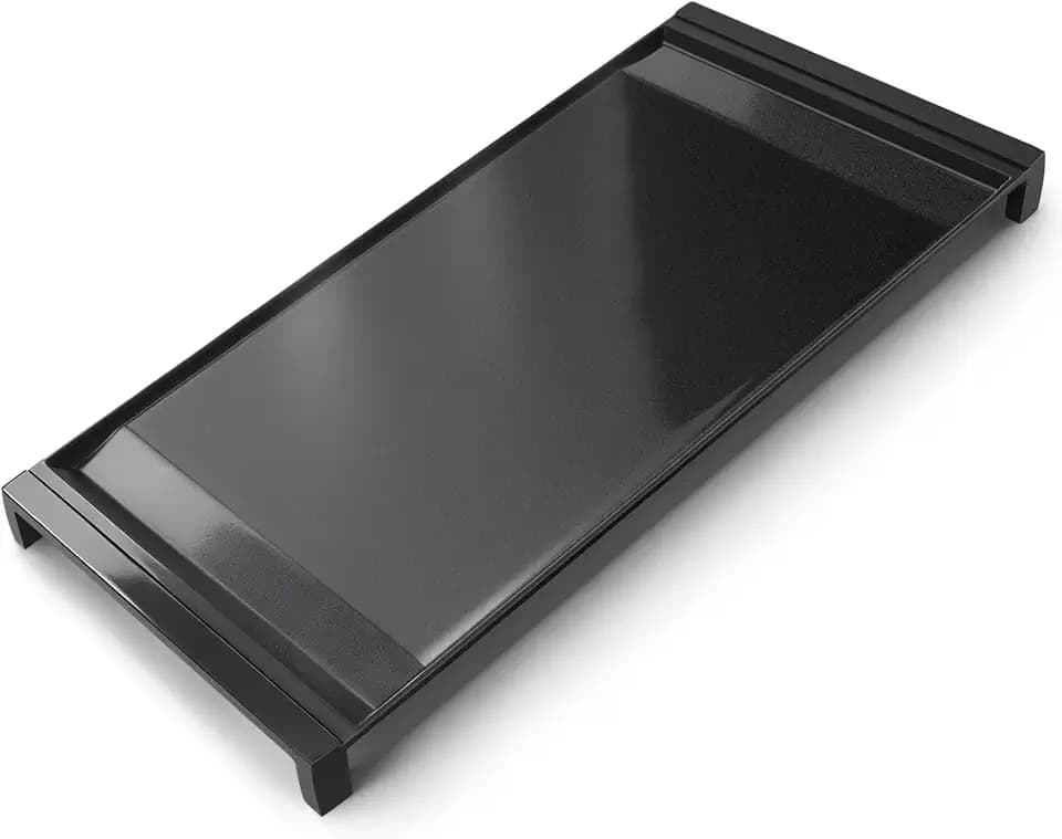 UPGRADED WB31X24738 Ceramic Non-stick Griddle Replacement for GE Stove Cooktop, PFAS & PTFE Free, Food-grade Non-stick Coating, 19.5"×9" Integrated Griddle Plate for GE Gas Stove Top Center