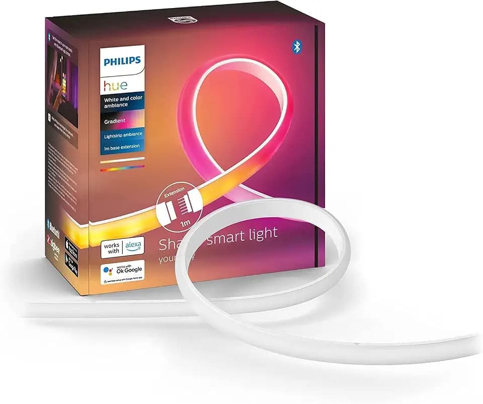 Philips Hue Gradient Lightstrip Erweiterung, Ambientebeleuchtung, 1m