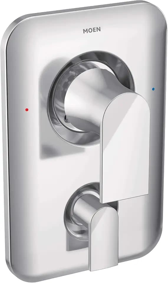 Moen T2470 Genta LX Posi-Temp with Built-in 3-Function Transfer Valve Trim Kit, Valve Required, Chrome