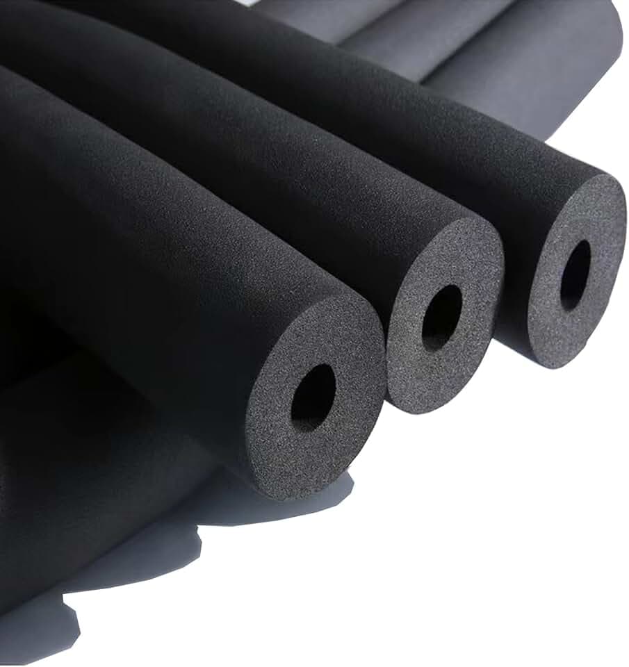 cSeao 2" ID Pipe Insulation Foam Tube (3/8" x 2" x 6FT) AC Uint Tubing, Guitar Stand Foam Tube, Hollow Pipe Cover,Exercise Machine Handle Protector and Roof Rack