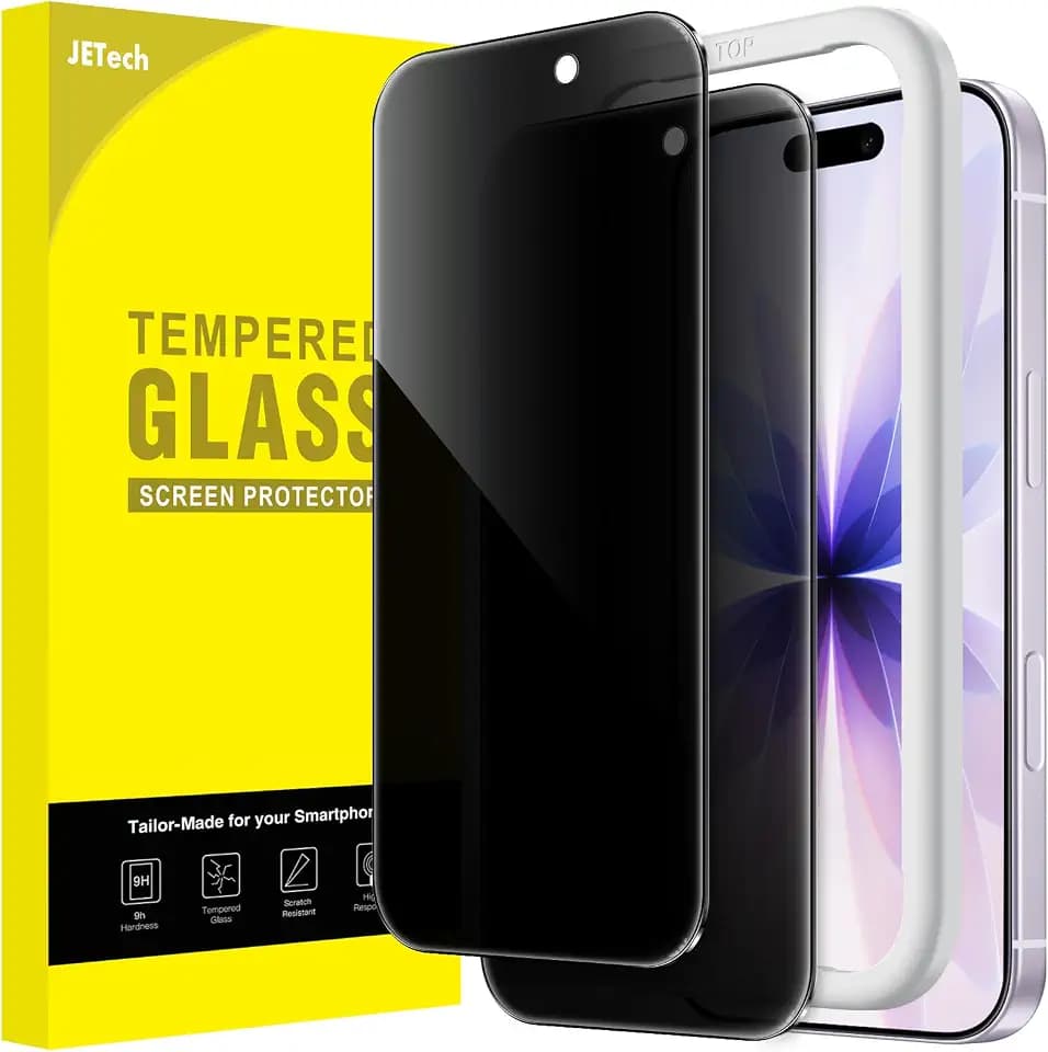 JETech Sichtschutz Schutzfolie für iPhone 17, 2 Stück