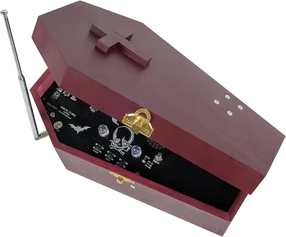 Ghost Hunting Equipment, Briidea Paranormal Detection Kit Music Box, Taking You to Experience The Thrilling Ghost Research Activities and Seances, Red