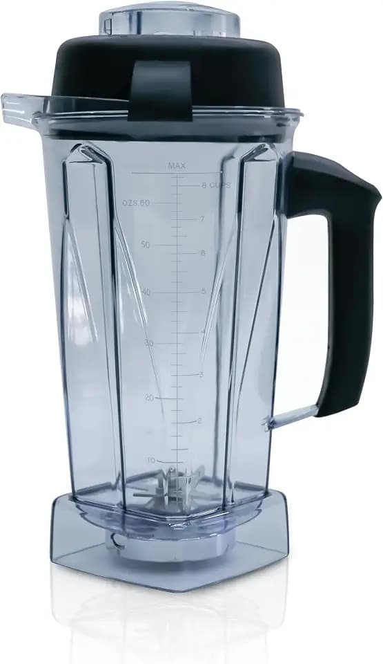Nikkar Blender Pitcher 64oz Replacement Pitcher Compatible with 5200 6300 5000 VM0101 VM0102 VM0103 VM0197 6000 Classic/Explorian/Commercial Blender Cup