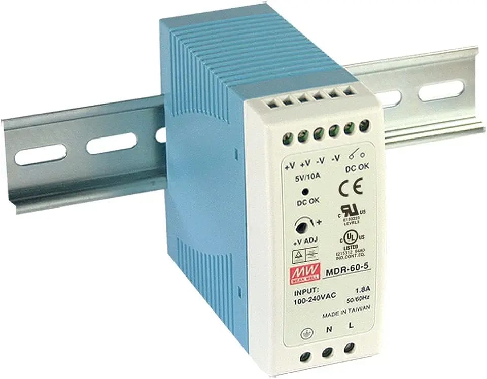 Hutschienen Netzteil 60W 48V 1,25A ; MeanWell, MDR-60-48 ; Hutschienennetzteil