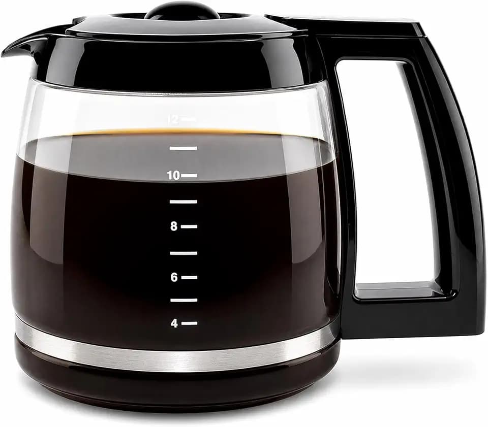 12-Cup Coffee Carafe Replacement for Cuisinart Coffeemaker, Pt. DCC-1200PRC