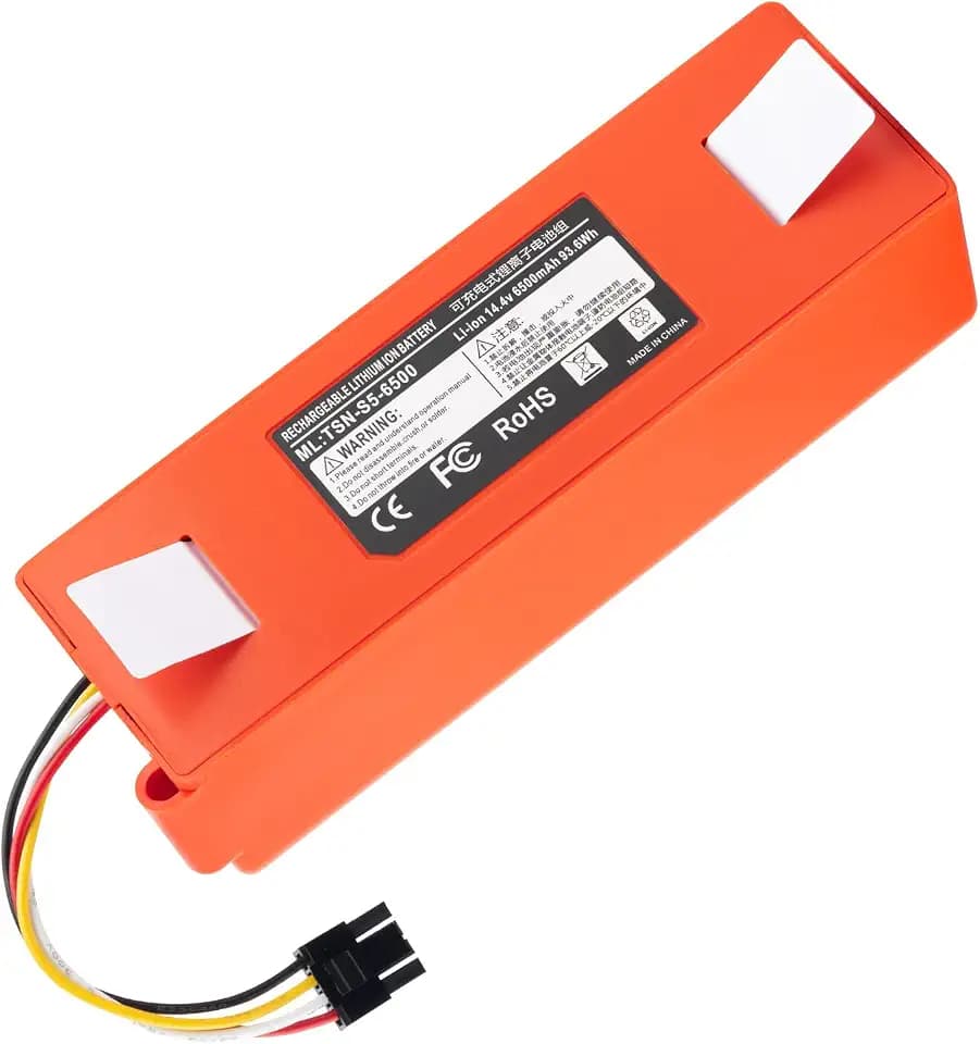 14.4V 6500mAh Replacement Battery for Roborock S4 S5 S50 S6 S7 S7 Max