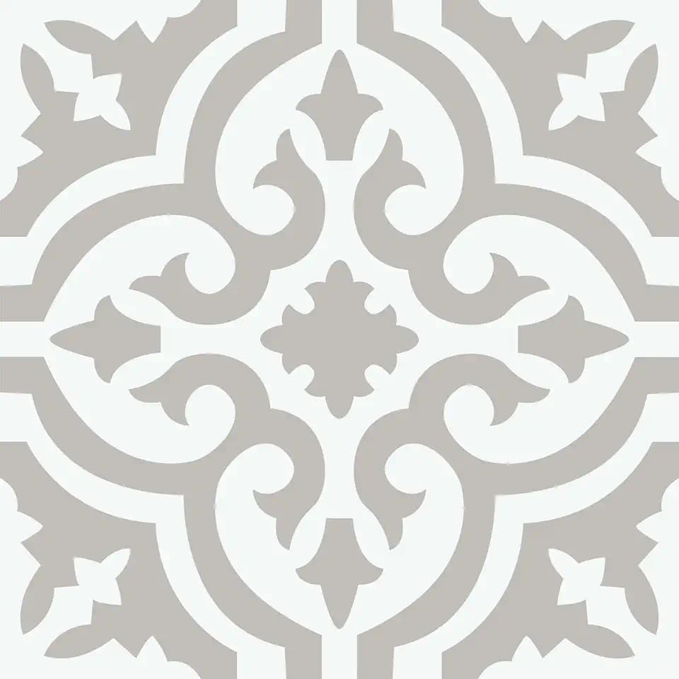 FloorPops FP3895 Emilia Peel & Stick Floor Tiles, Neutral