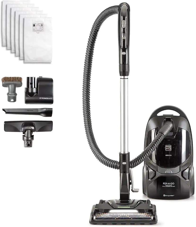Kenmore 600 Series Bagged Canister Vacuum with Hair Eliminator Brushroll