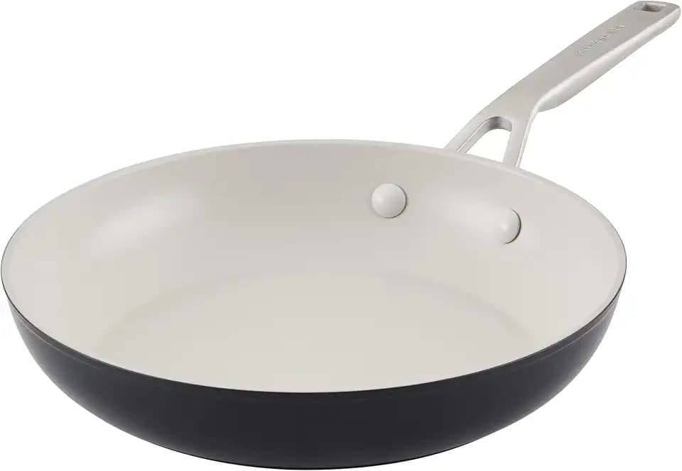 KitchenAid Hard-Anodized Ceramic Nonstick Frying Pan, 10-Inch