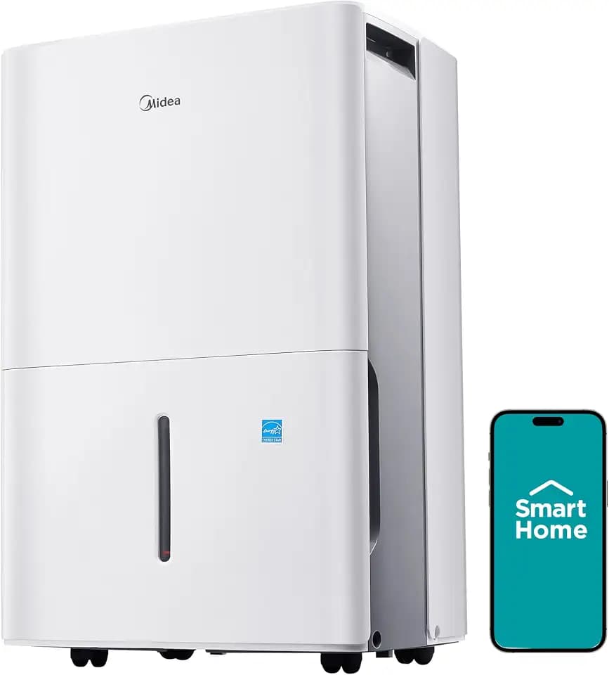Midea 50 Pint Dehumidifier for Basement, 4,500 Sq. Ft, Energy star