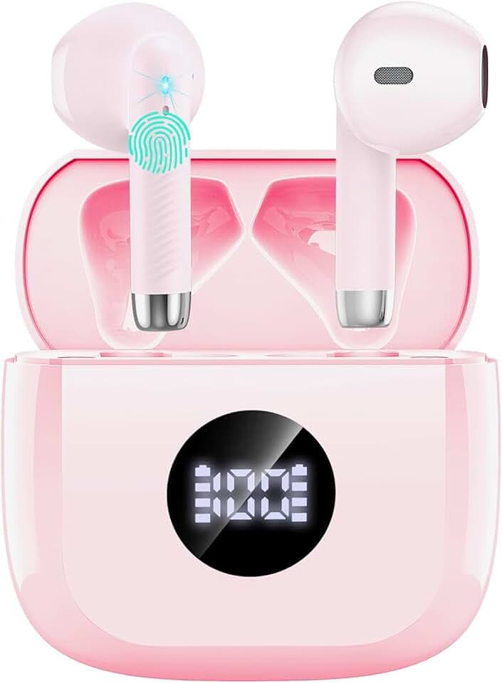 Jxrev Bluetooth Kopfhörer Kopfhörer Kabellos Bluetooth In Ear ENC Mic HiFi Stereo