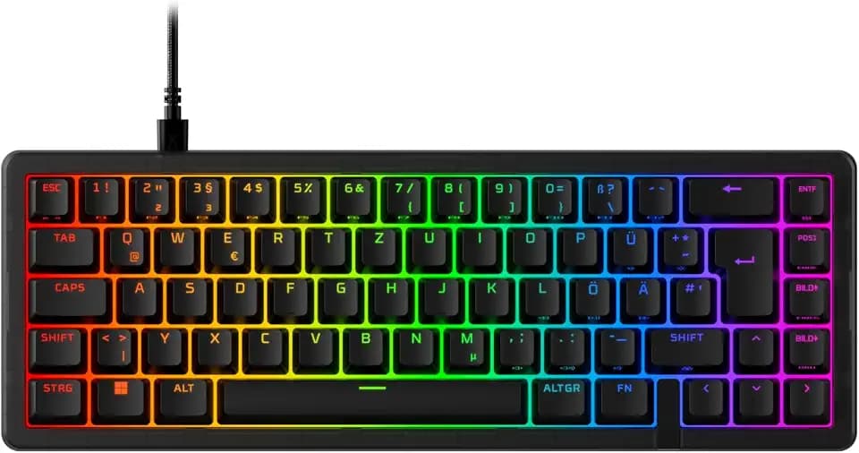 HyperX Origins 2 65 Gaming Tastatur QWERTZ (DE) mit Hot-Swap & 8K Polling