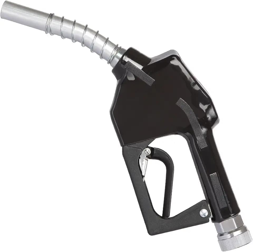 Ribimex Automatische Diesel-Zapfpistole Pro-Serie, aus Metall mit 1" Messing-Drehgelenk, ergonomisches Design, kompatibel mit verschiedenen Kraftstoffpumpensystemen – für Dieselbetankung – PRPG122