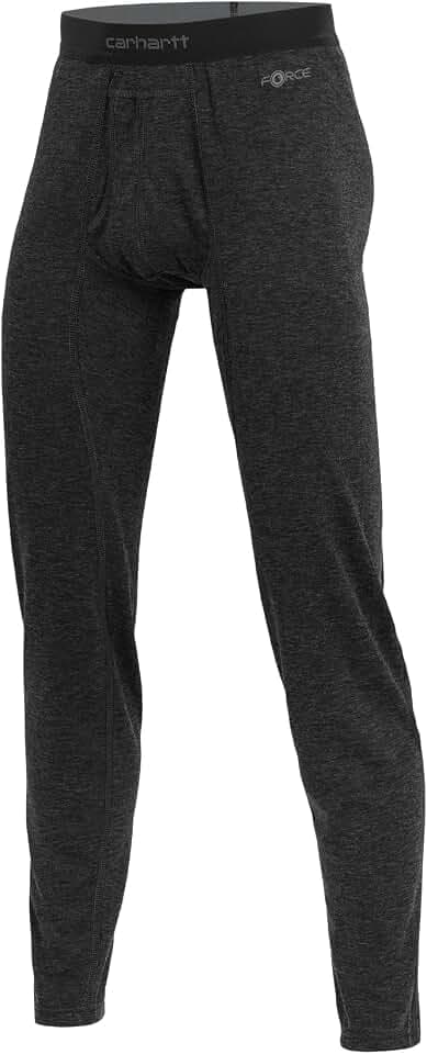 Carhartt Men's Force Midweight Synthetic-Merino Wool Blend Base Layer Pant
