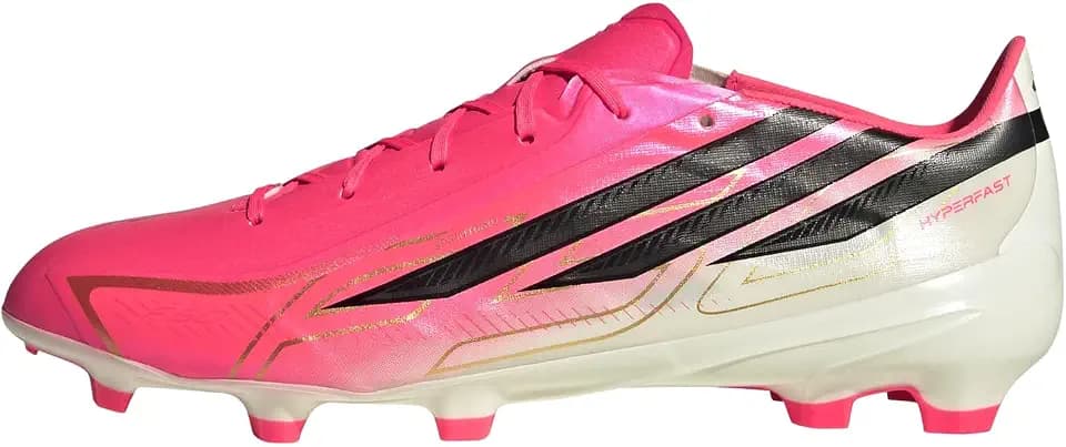 adidas Mens F50 Hyperfast League Firm Ground Sneakers Shoes - Pink