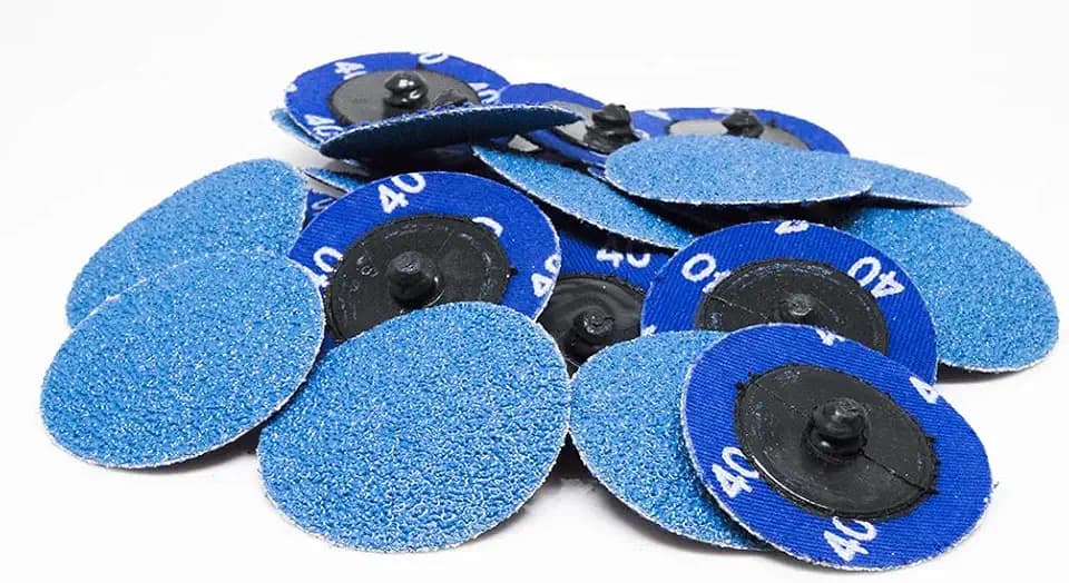 Benchmark Abrasives 2" Zirconia Quick Change Sanding Discs, 80 Grit