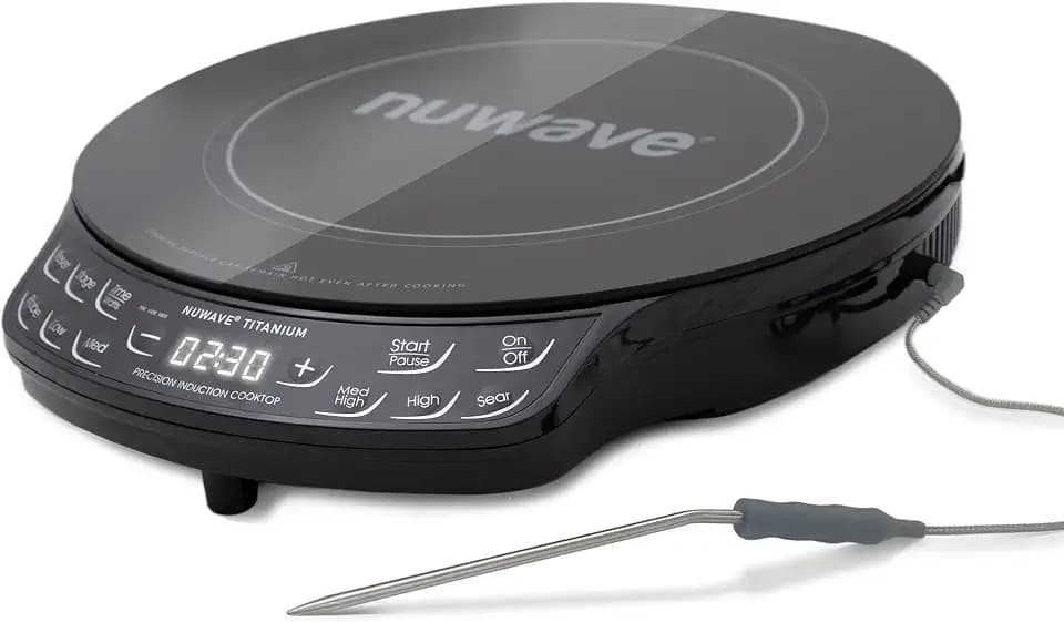 Nuwave Upgraded Induction Cooktop with Patented Digital Temp Probe