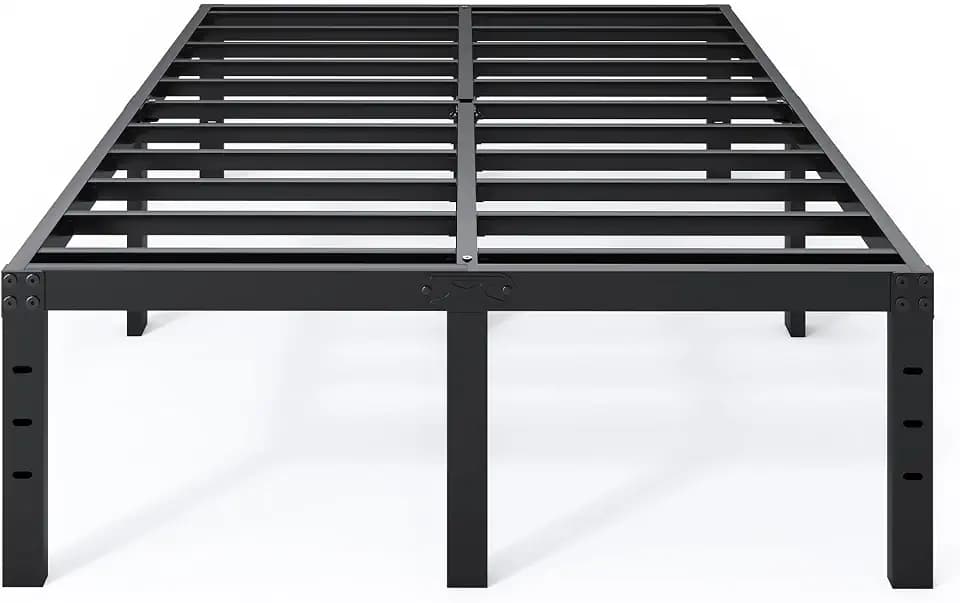 QEROMY Full Size Bed Frame - 18 in Sturdy Platform Bed Frame Full