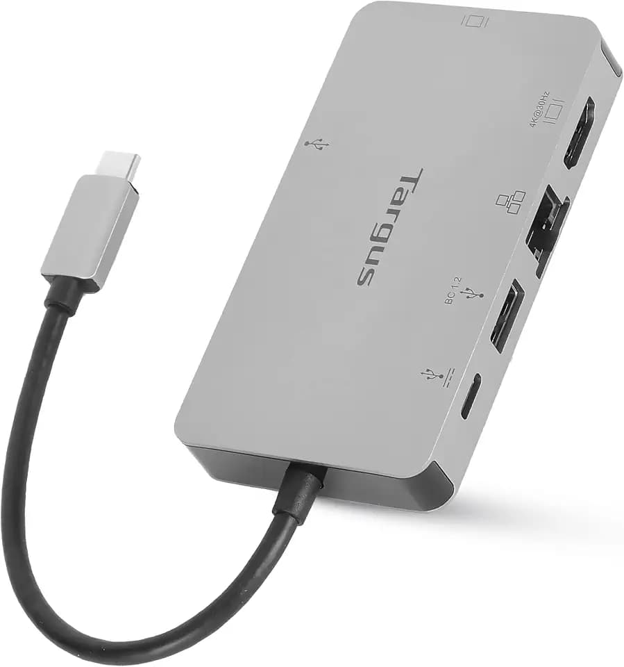 Targus DOCK419EUZ USB-C DP Alt-Mode Einzelvideo 4K HDMI/VGA Dockingstation mit 100 W PD Pass-Thru