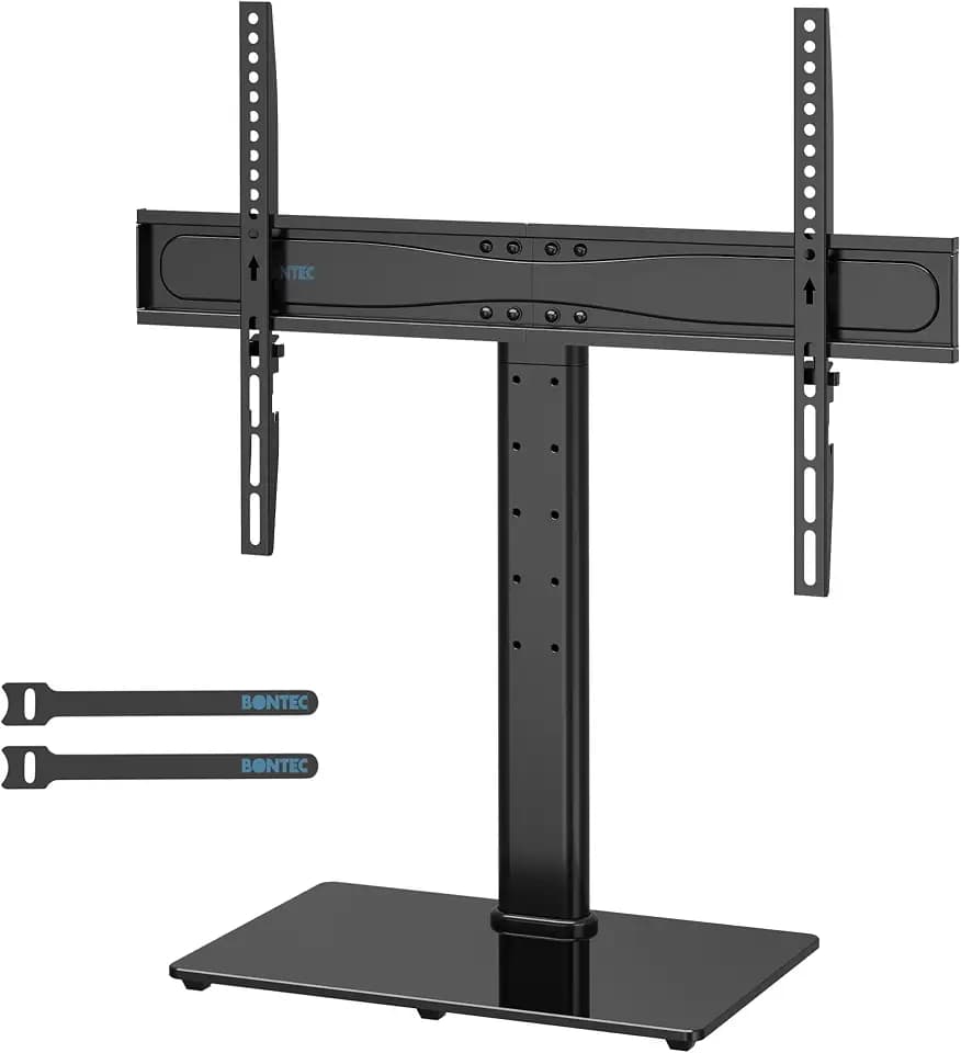 BONTEC TV Standfuß 26-65 Zoll, höhenverstellbar, bis zu 45 kg