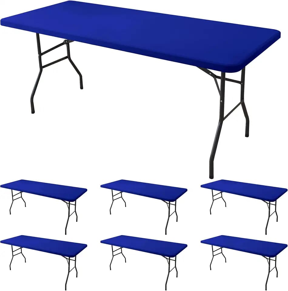 Fitted Tablecloth for 8 Foot Rectangle Tables-Outdoor Picnic Table Cover