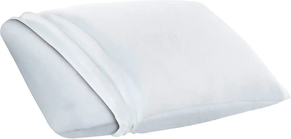 Sleep Innovations Classic Memory Foam Pillow, Standard Size, Head and Neck Alignment, Side, Stomach, and Back Sleepers, Medium Support