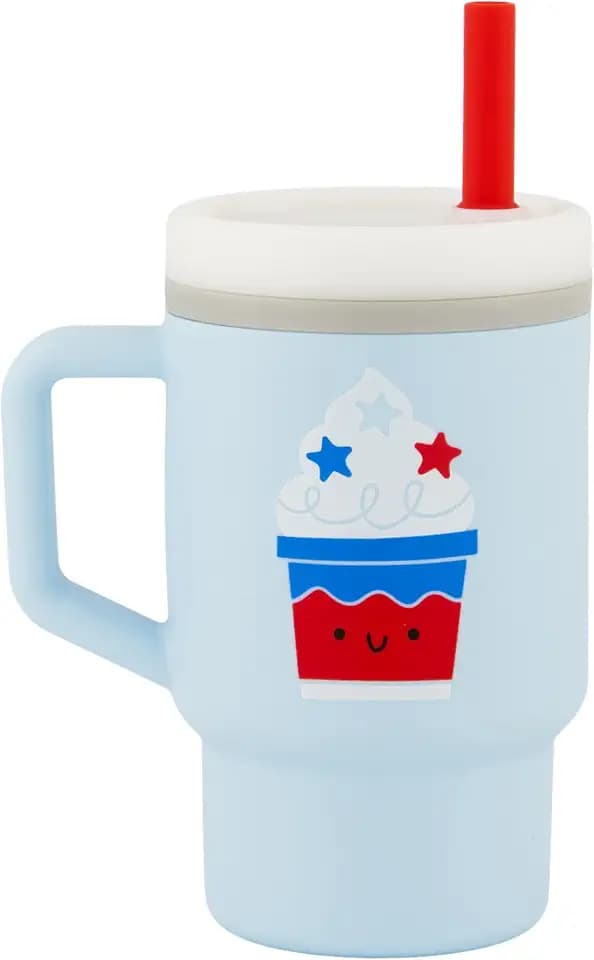 Infantino My 1st Tumbler Straw Cup with Handle, 9oz, Ice Cream