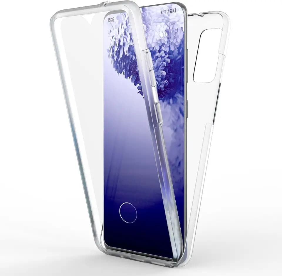 NALIA 360° Hülle für Samsung Galaxy S20 Ultra, 360 Grad, Durchsichtig