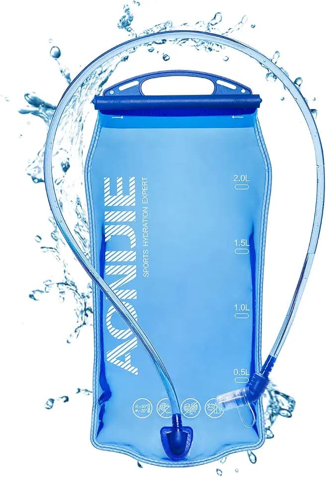 AONIJIE 1L/1.5L/2L/3L Hydration Water Bladder, Wide Opening Water Reservoir