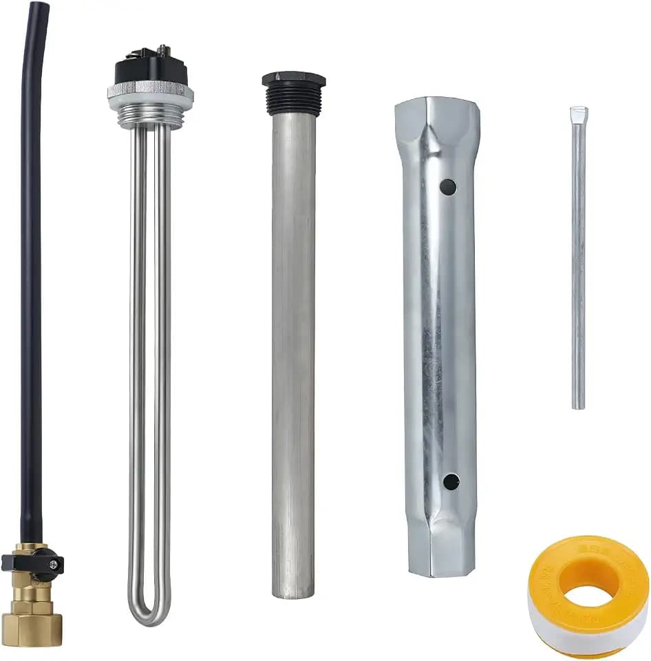 RV Water Heater Anode Rod and Tank Rinser Flusher,5-in-1 Maintenance Kit