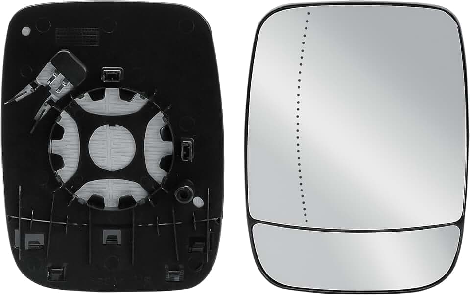 Ersatz Links Fahrerseite Außenspiegel Glas Beheizt mit Rückplatte Spiegelglas für Renault Trafic Nissan NV300 Opel Vivaro Fiat Talento 2014-2022