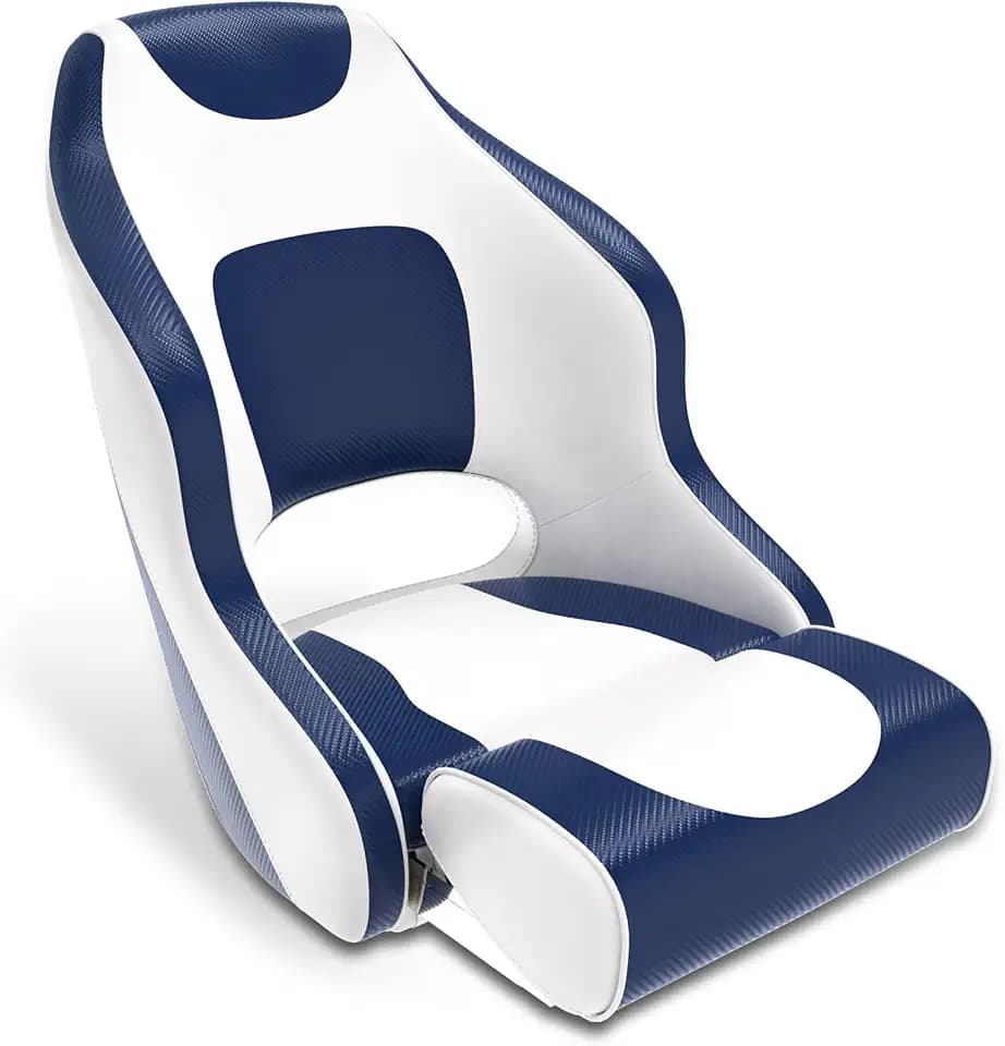 Leader Accessories Two Tone Captains Bucket Boat Seat Chair Flip Up Seat