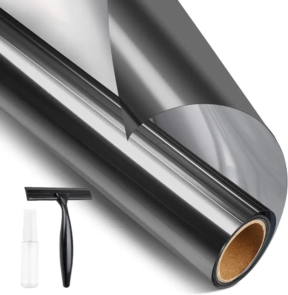 STATINT Window Privacy Film One Way, Mirror Glass Tint, 45.3in x 19.68ft