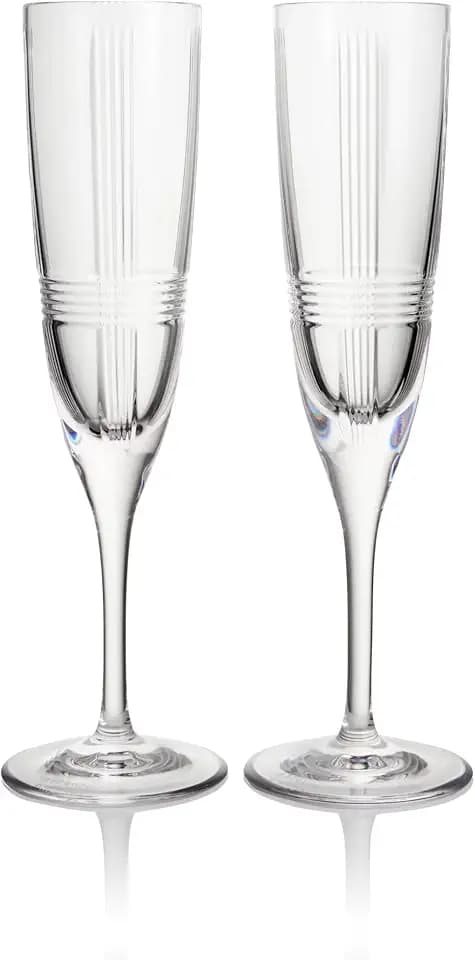 Marquis By Waterford Vector Champagne Flute, 5oz, Set of 2
