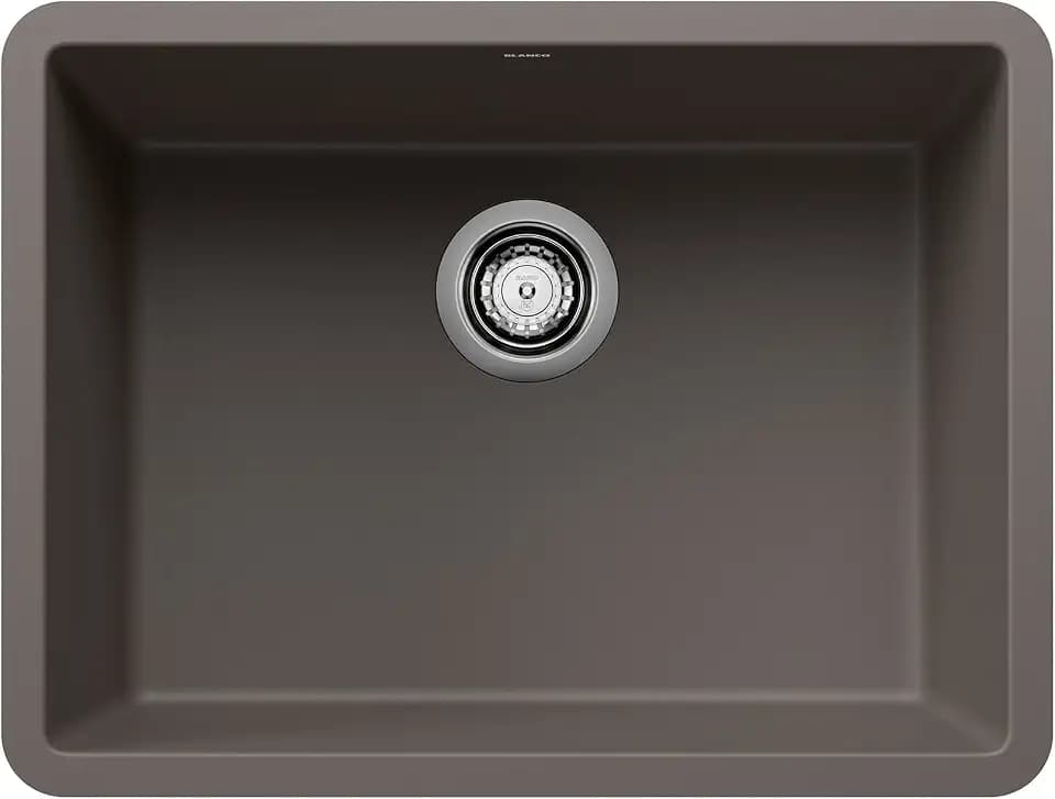 BLANCO 527411 Precis 24" Undermount Single Bowl Kitchen Sink - Volcano Gray