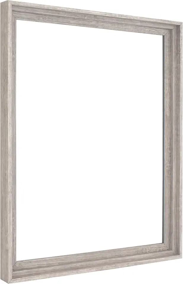 MCS Canvas Float Frame, 16x20, Gray Woodgrain