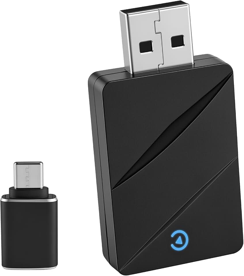 2-in-1 Wireless CarPlay & Android Auto Adapter für Auto, Plug & Play
