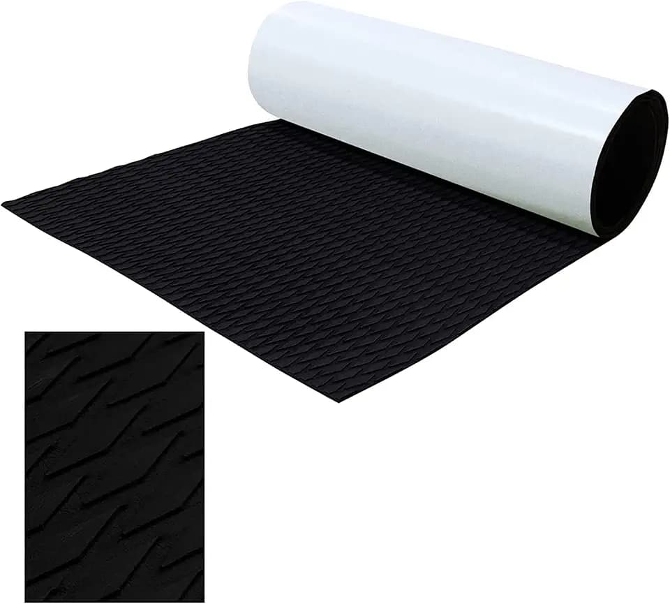 HZshark EVA Foam Boat Decking Sheet Universal DIY Surfboard Traction Pad Non-Slip Grip Mat Trimmable Sheet for Kayak RV Yacht Pool Skateboard Skimboard Step Green Yellow Orange Blue Dark Grey Black